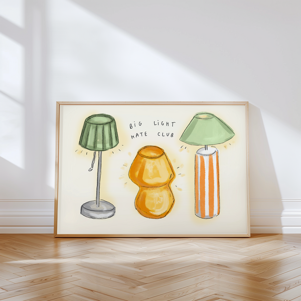 Big Light Hate Club Print