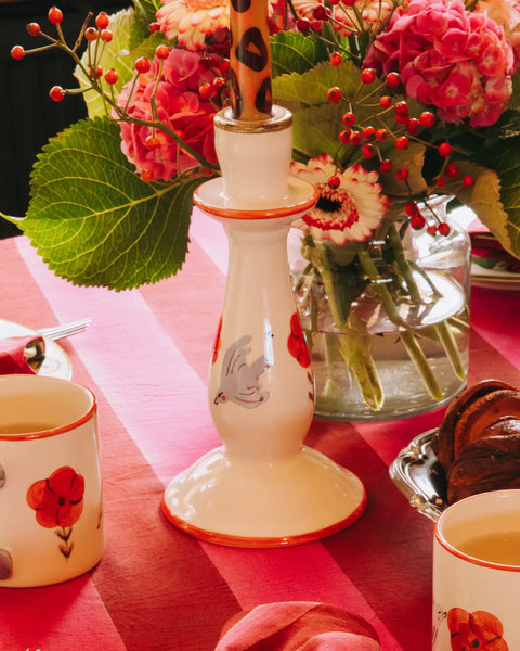 Bloom & Bird Candle Holder