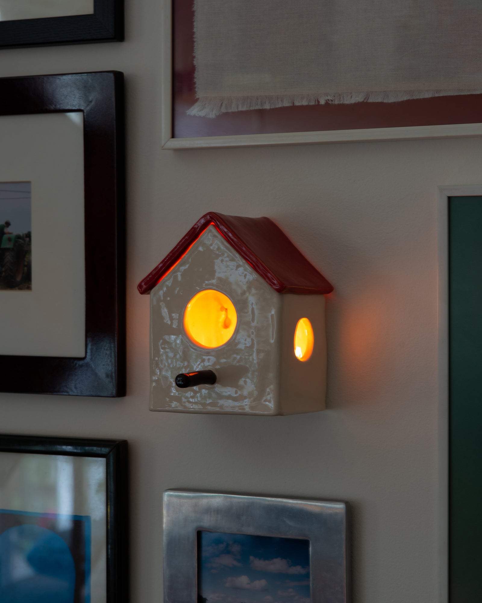 Birdhouse Candleholder