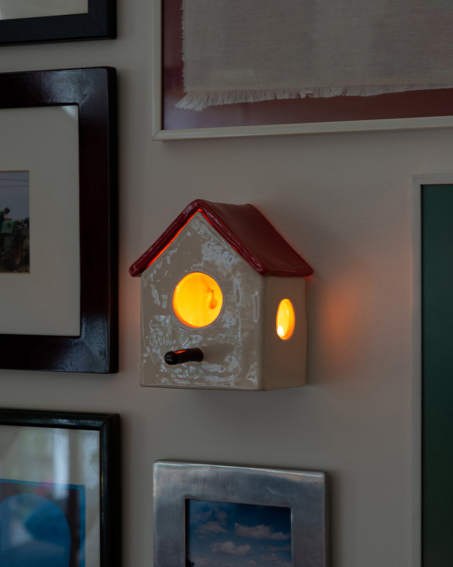 Birdhouse Candleholder