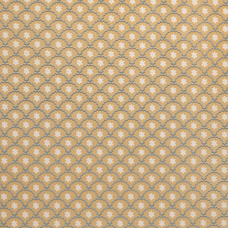 Daisy Scallops Wallpaper