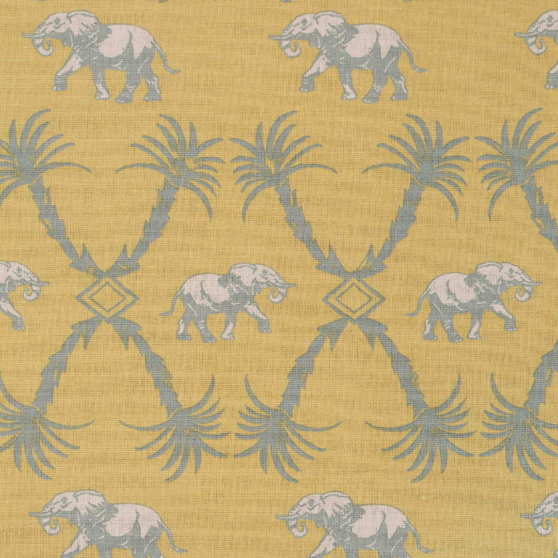 Elephant Palm Fabric