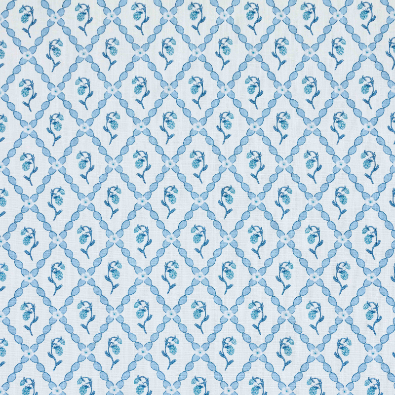 Wild Strawberry Trellis Fabric