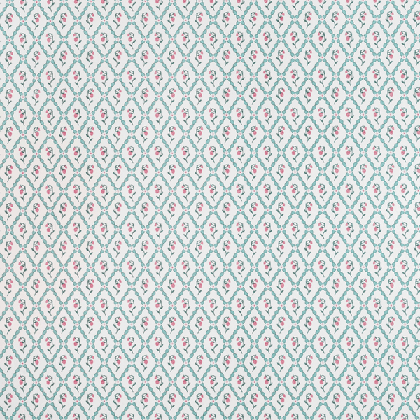 Wild Strawberry Trellis Wallpaper