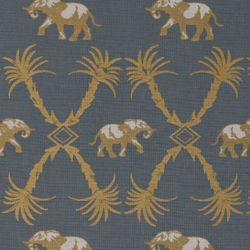 Elephant Palm Fabric