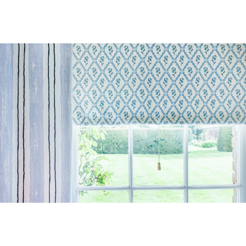 Wild Strawberry Trellis Fabric