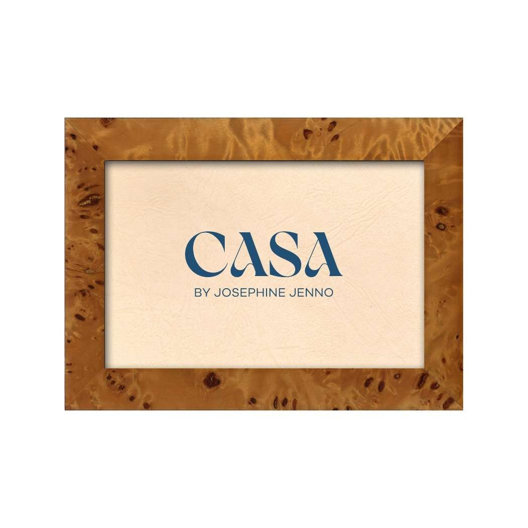 Bird's Eye Maple Style Marquetry Frame 6x4" - Casa by Josephine Jenno