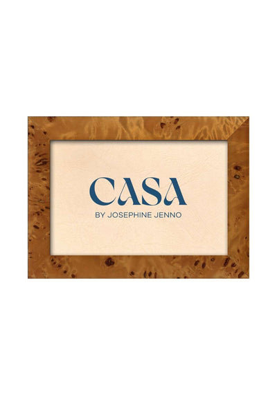 Bird's Eye Maple Style Marquetry Frame 7x5" - Casa by Josephine Jenno
