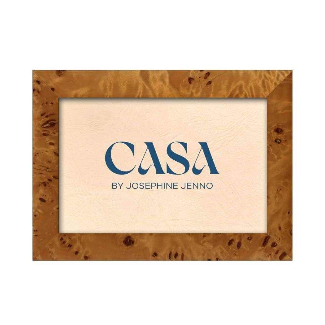 Bird's Eye Maple Style Marquetry Frame 7x5" - Casa by Josephine Jenno
