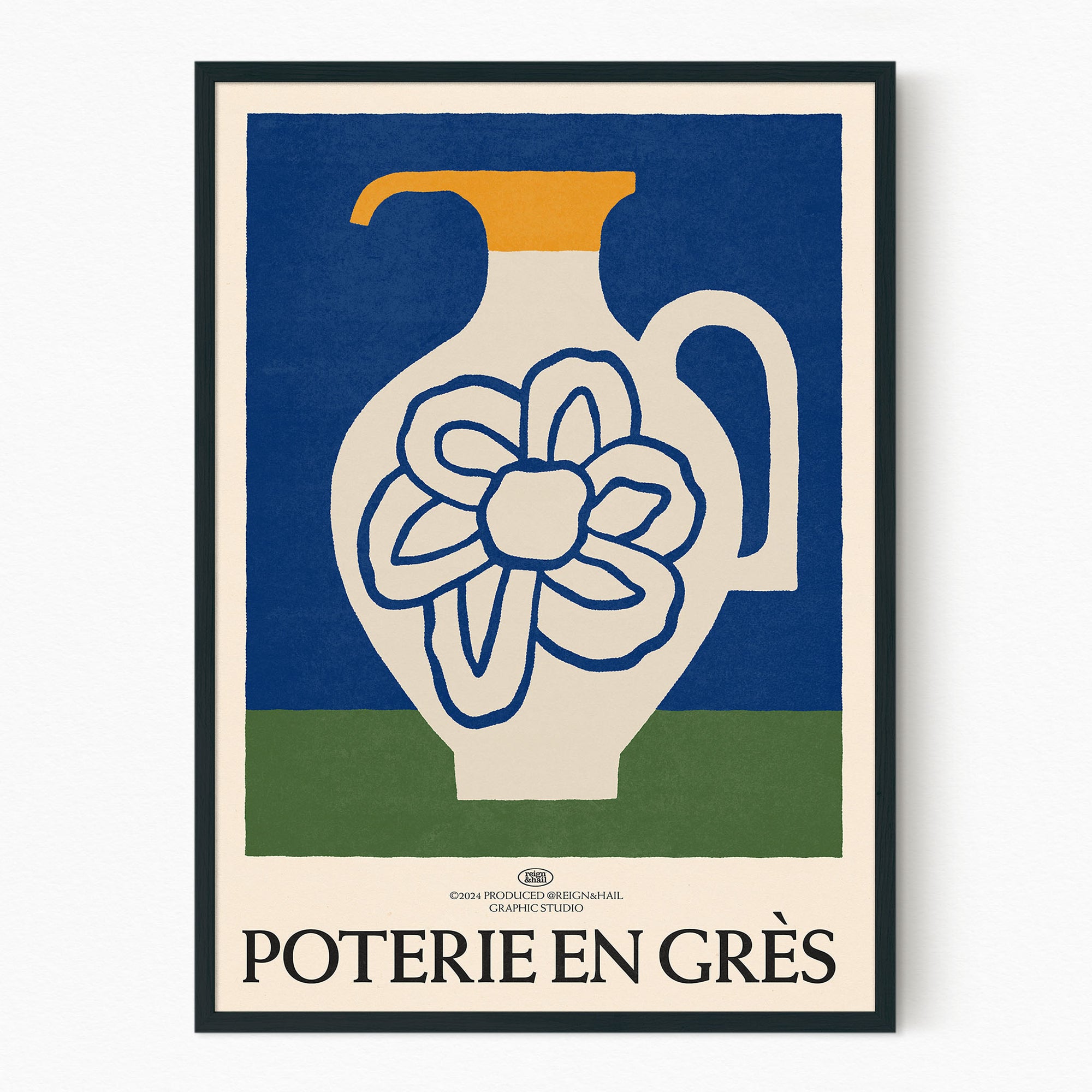 Stoneware pottery print