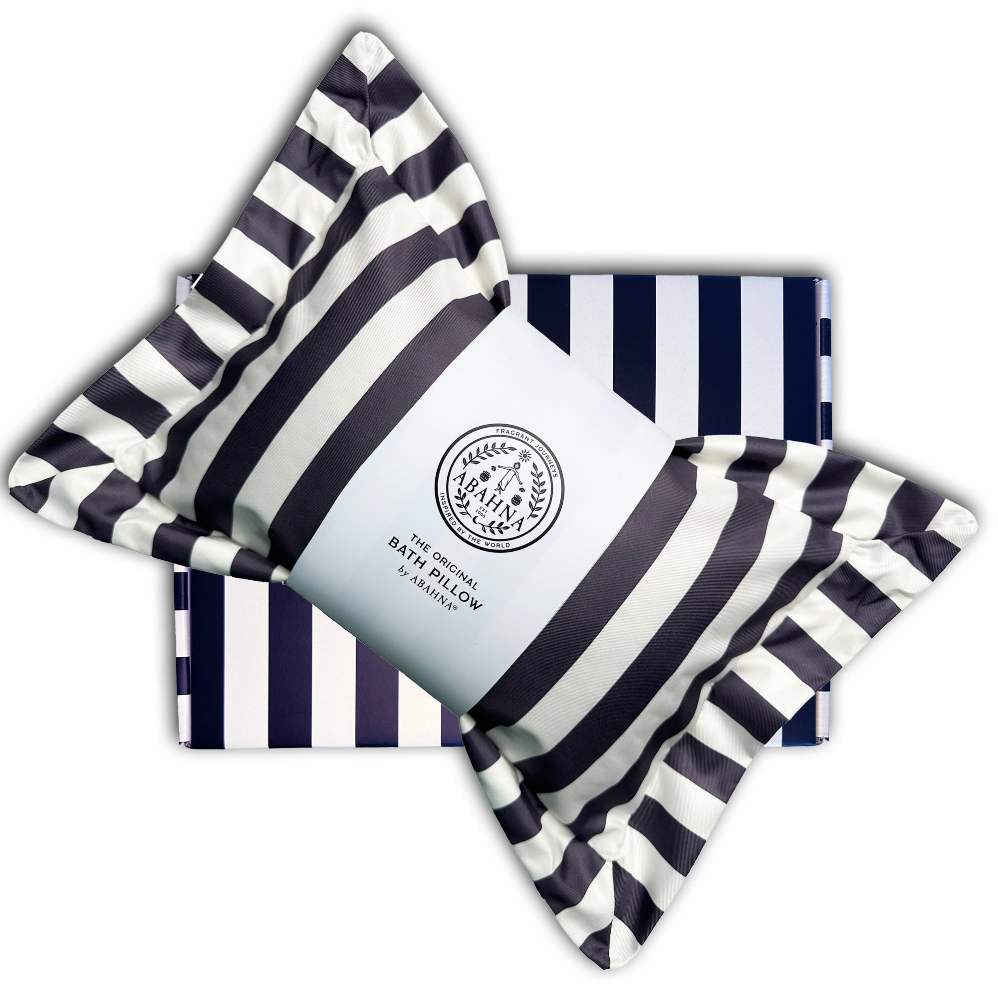 The Original Bath Pillow - Charcoal Grey & White (Boxed)