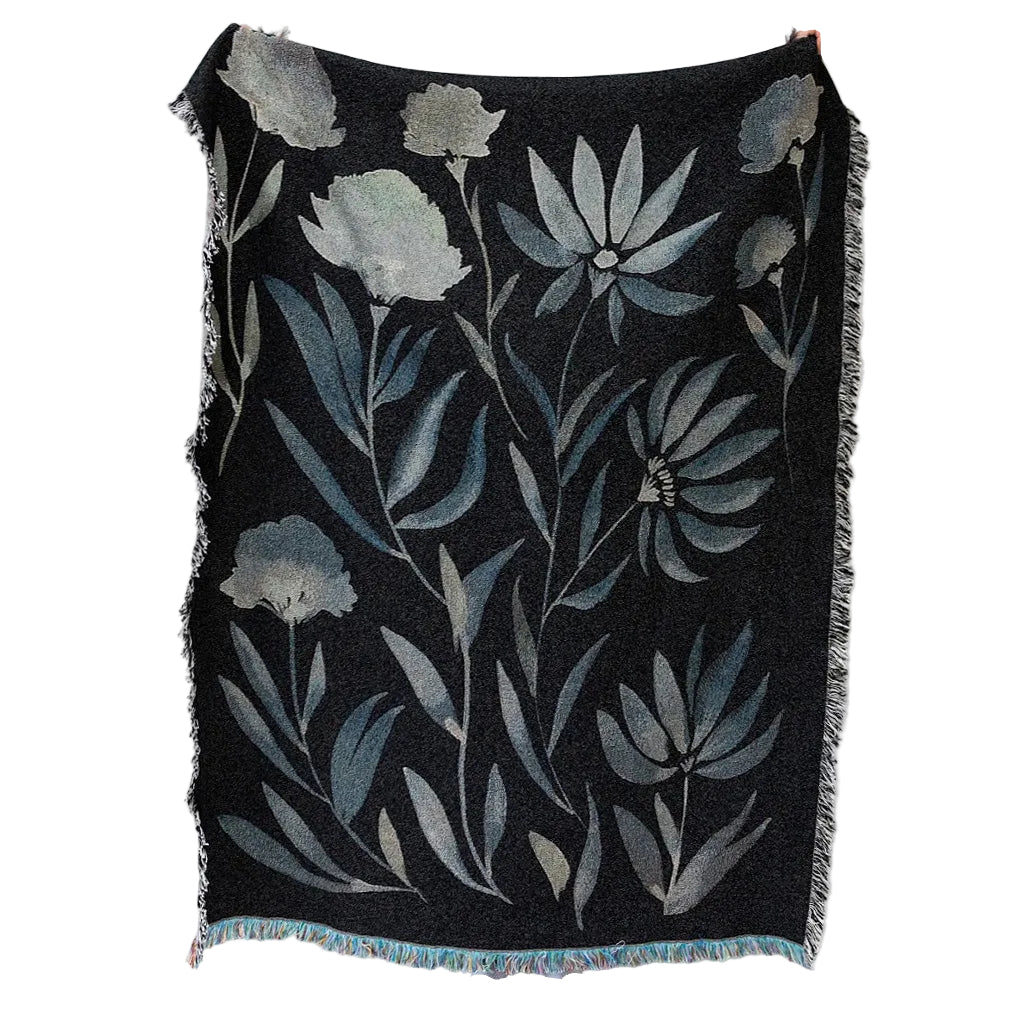 Bloom  Recycled Cotton Woven Throw