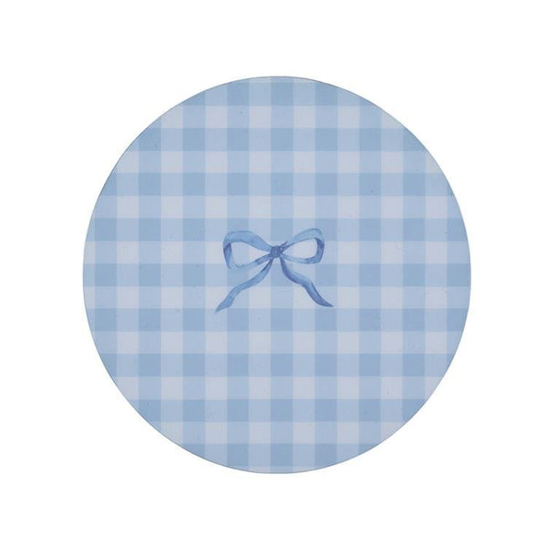 Blue Gingham Coasters - Set of 4 - Addison Ross Ltd UK
