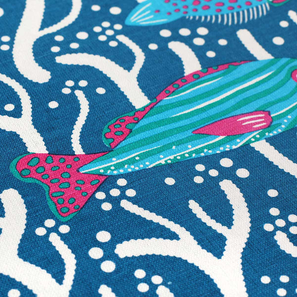Blue Ocean Reef Fabric