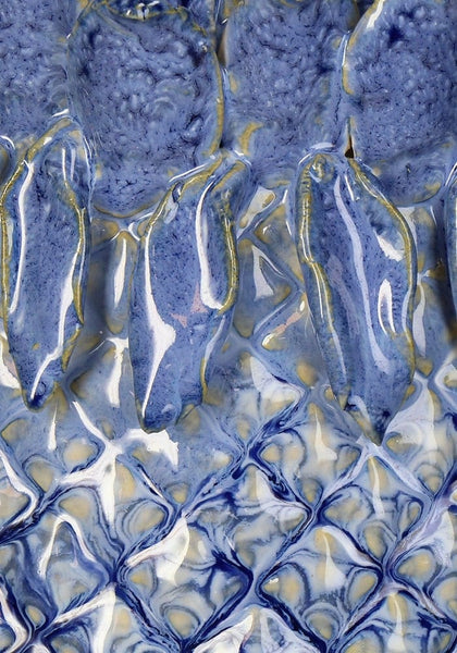 Blue Pineapple Stoneware Vase Large - Casa by Josephine Jenno