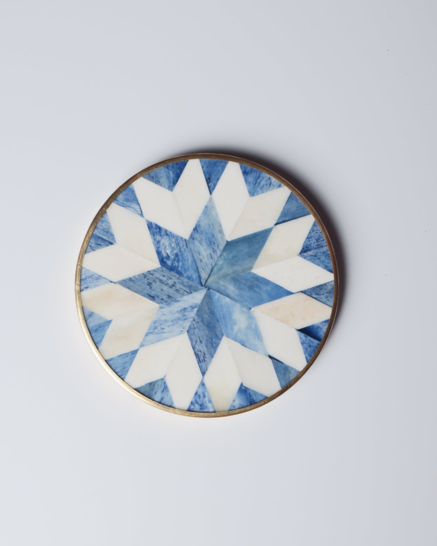 Set of 4 Star Coasters – Blue #color_blue