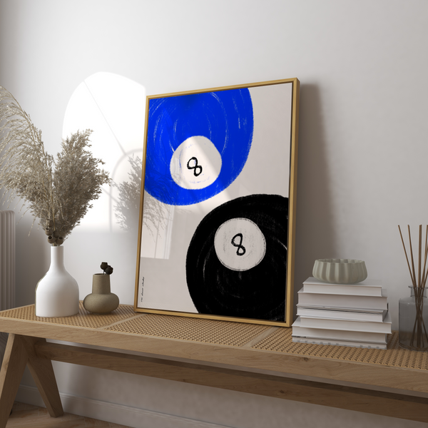 Two 8 Balls Print