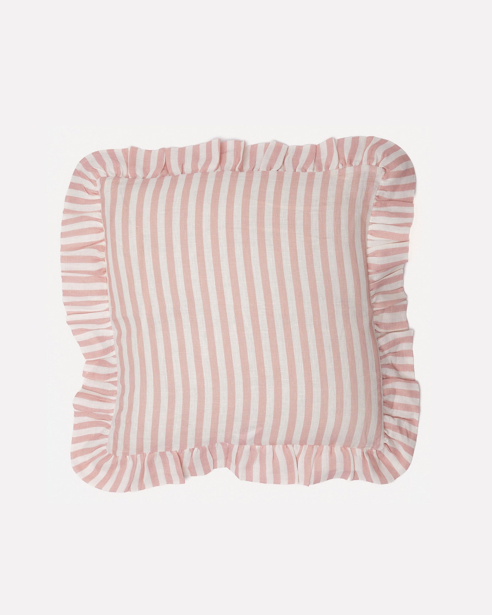 Blush Candy Stripe Cushion Cover