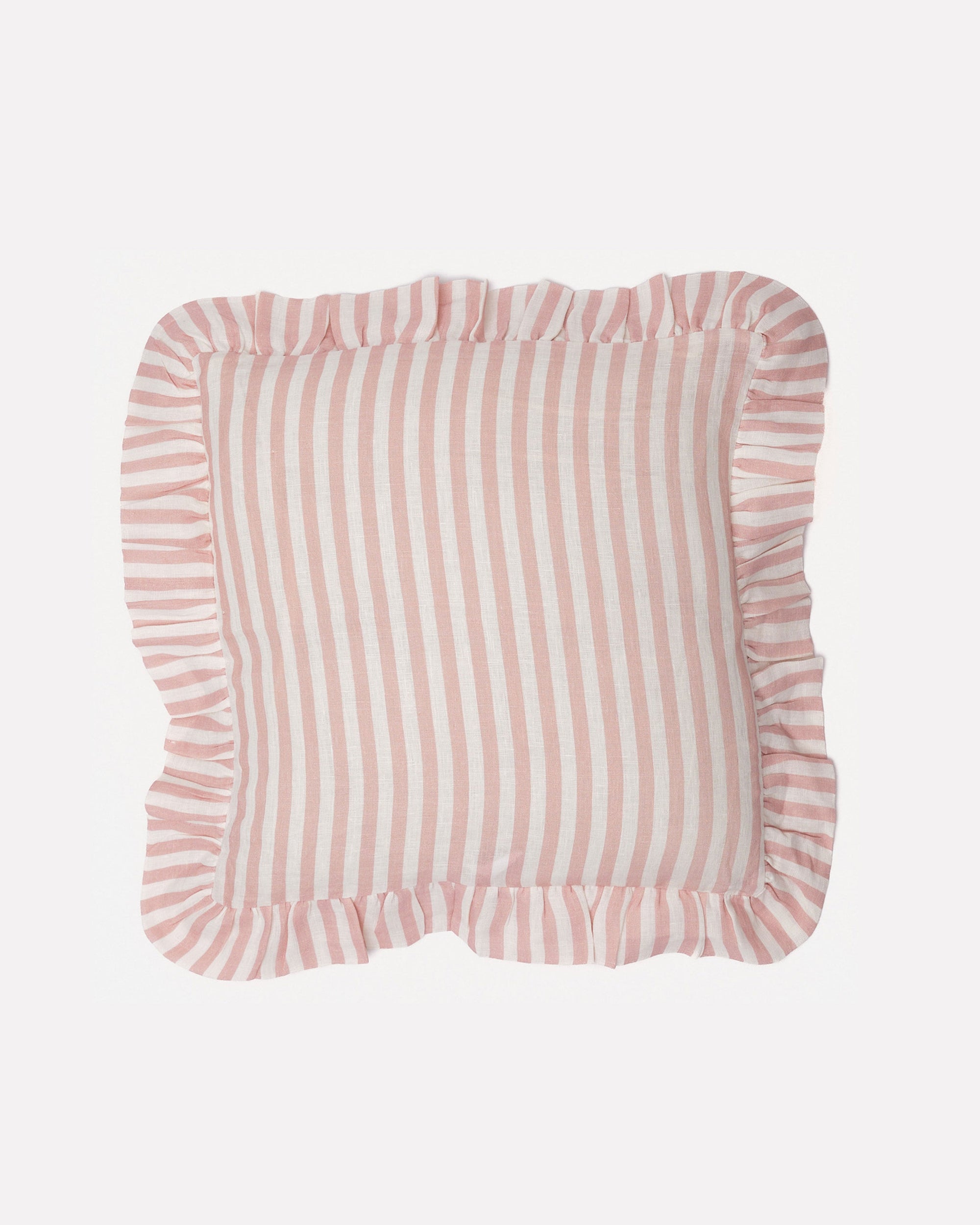 Blush Candy Stripe Cushion Cover