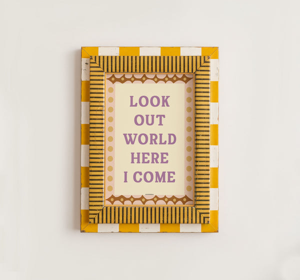 Look Out World Children's Print