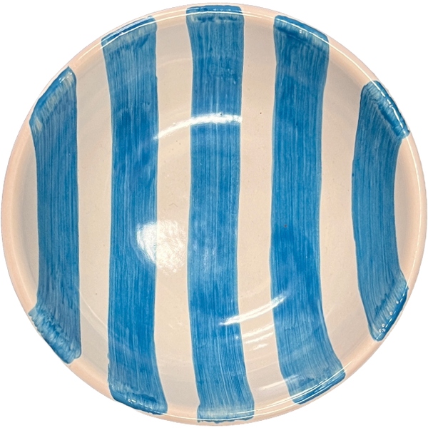 Bowl 14 cm – Striped Turquoise