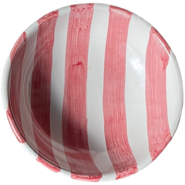 Bowl 14 cm – Striped Pink