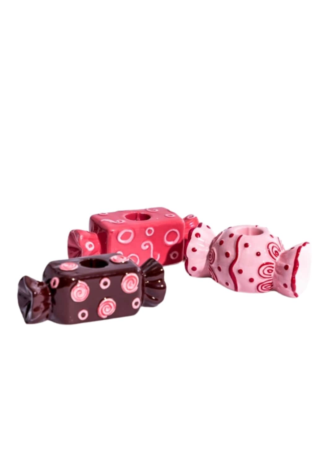 Bonbon Tea Light Holder Rose Mix - Set of 3 - Casa by Josephine Jenno