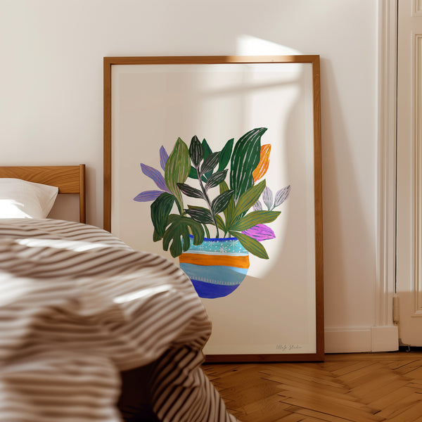 Botanical Bird of Paradise Limited Edition Print
