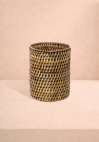 Savannah Pen Pot / Bottle Holder - Brown