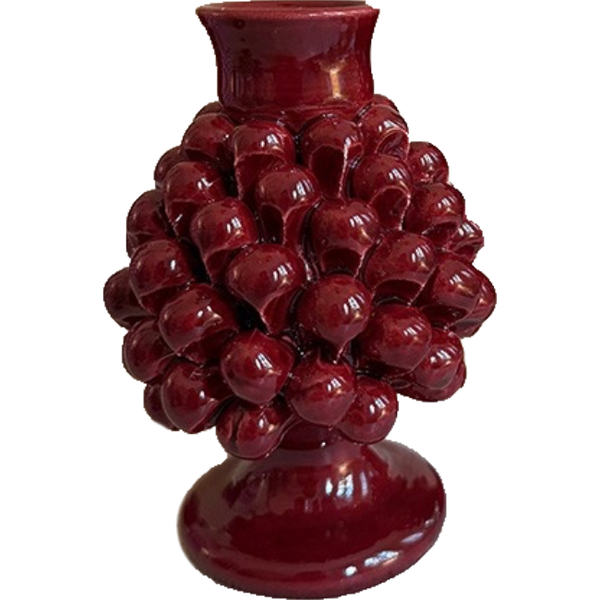 Pigna Candle Holder Burgundy – Small