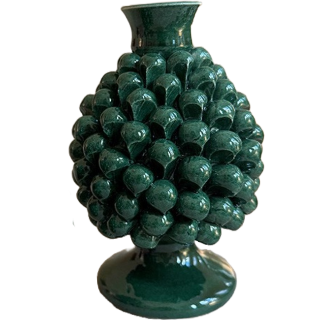 Pigna Candle Holder Green – Medium