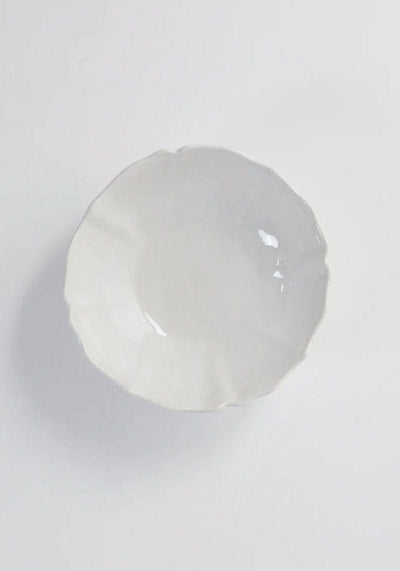 White Stoneware Bowl - Set of 4