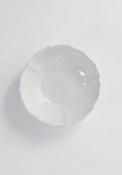 White Stoneware Bowl - Set of 4