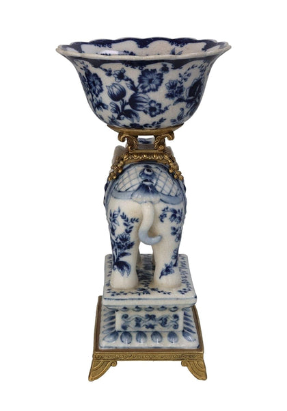 Bridgerton Decorative Elephant Porcelain Bowl - Casa by Josephine Jenno