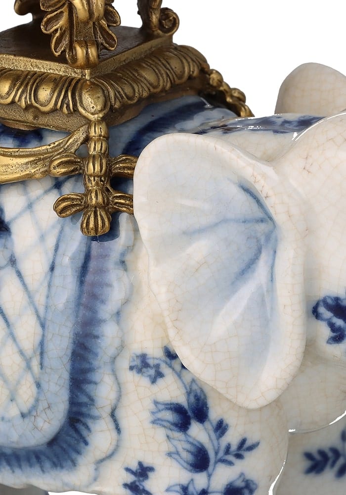 Bridgerton Decorative Elephant Porcelain Bowl - Casa by Josephine Jenno