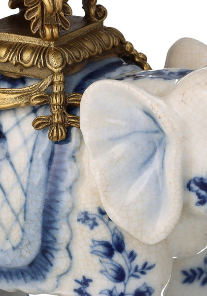 Bridgerton Decorative Elephant Porcelain Bowl - Casa by Josephine Jenno