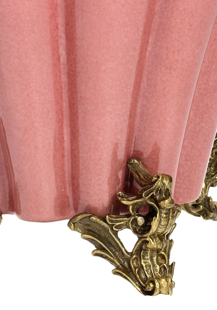 Bridgerton Regency Style Vase with Two Birds - Casa by Josephine Jenno