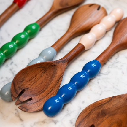 Bobbin Salad Servers | Royal Blue
