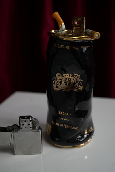 Couple of Cigarettes Beer Can