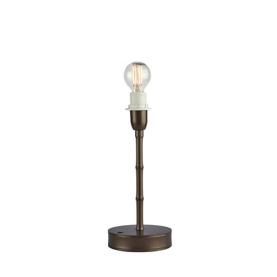 Bronze Bamboo Rechargeable Lamp Base - 25cm - Addison Ross Ltd UK