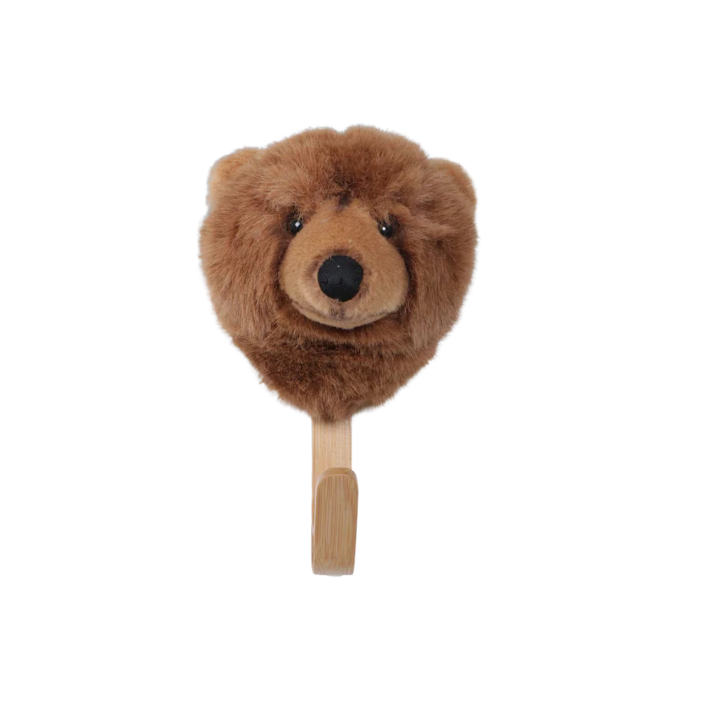 Brown Bear Plush Coat Hanger