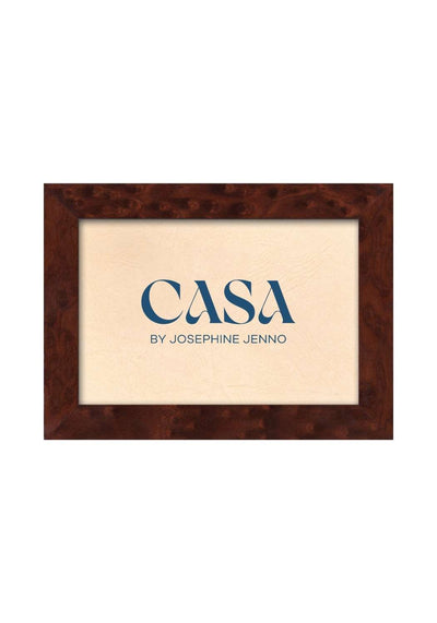Brown Wooden Photo Frame 7x5" - Casa by Josephine Jenno
