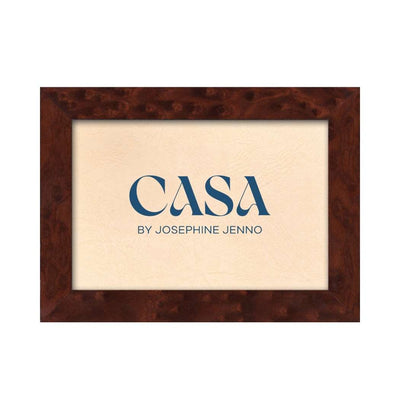 Brown Wooden Photo Frame 7x5" - Casa by Josephine Jenno