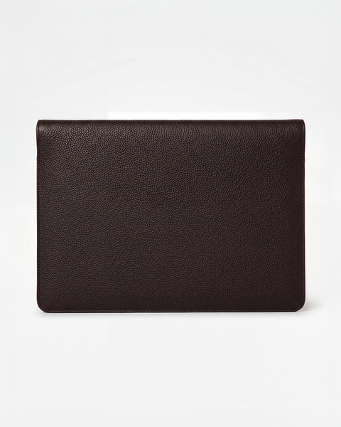 The Leather Envelope Sleeve Brown