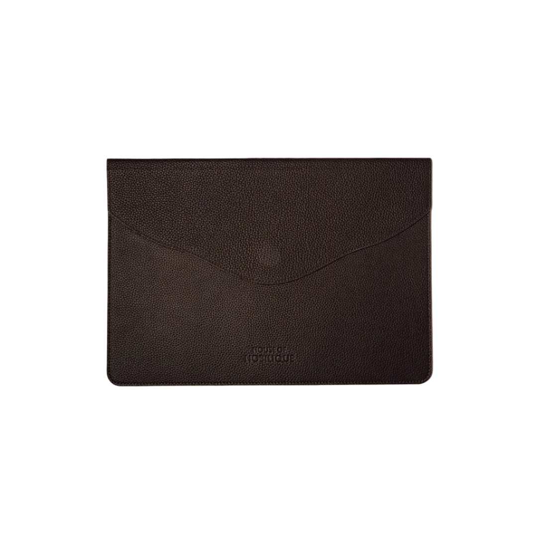The Leather Envelope Sleeve Brown