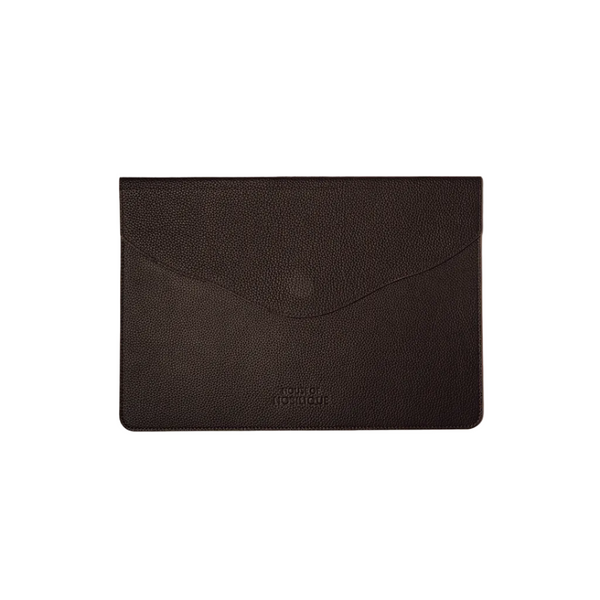 The Leather Envelope Sleeve Brown