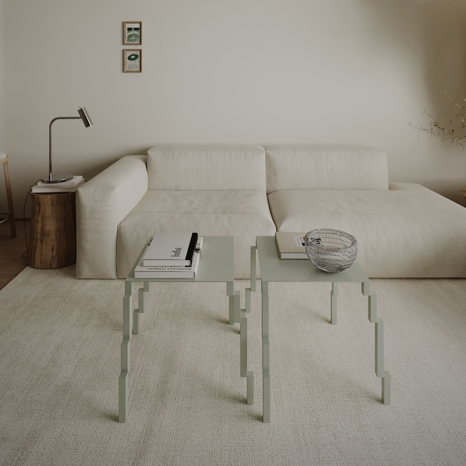 Bug 4040 - Steel Accent Coffee Table