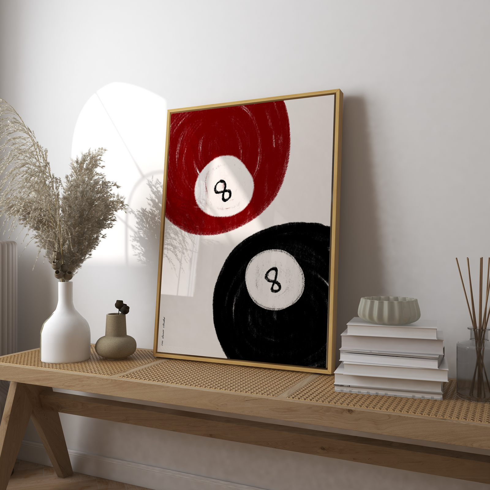Two 8 Balls Print