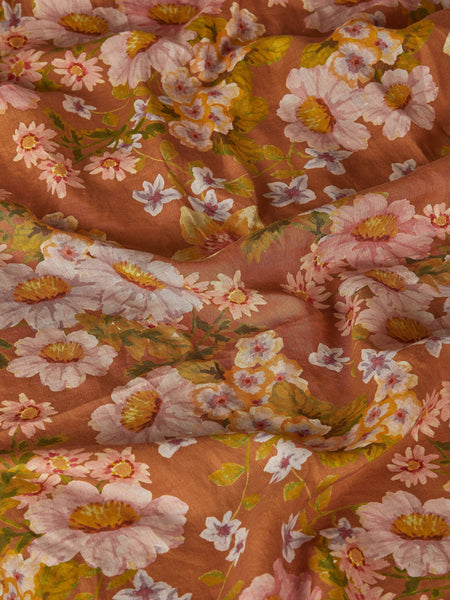 Buttercup Rust Linen Standard Pillowcases