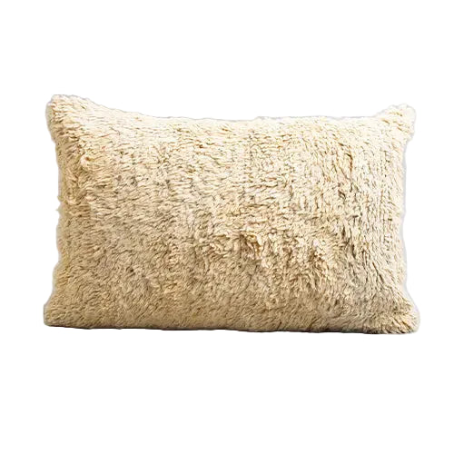 Moroccan Wool Cushion - Ivory - Photo 1